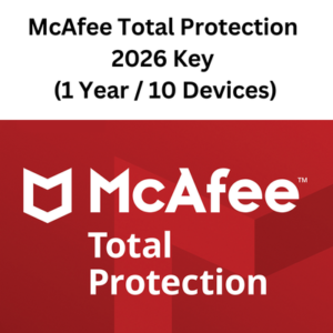 McAfee Total Protection 2026 Key (1 Year / 10 Devices)