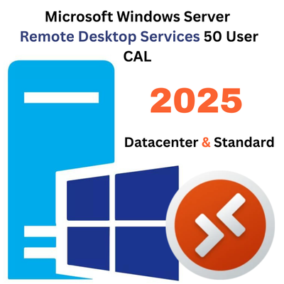 Windows Server 2025 RDS 50 User CALs
